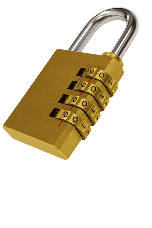 מנעול קומבינציה גולבי